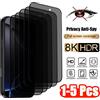 NONE 1-5 Pezzi Vetro Temperato Anti-spia per iPhone 17 Pro Max 15 13 14 11 16 Protezione Schermo Privacy a Copertura Totale per X XS Max XR 8 7
