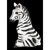 Zebrafigur - Süßes Zebra Puledri, Rosa Decorazione Divertente Regalo, H 14,5 CM