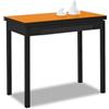 ASTIMESA Tavolo da Cucina a Libro, Arancione, 80 x 40 cm a 80 x 80 cm