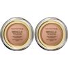 Max Factor Miracle Touch, Fondotinta Coprente con Acido Ialuronico, 080 Bronze, 12 ml (Confezione da 2)