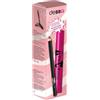 deBBY, Set Mascara Extra Volume 100% e Lughezza Nero e Matita Occhi Eyepencil Nera, Sguardo Intenso, Lunga Tenuta Senza Sbavature