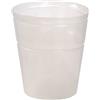 Dehner Vaso da fiori flessibile in plastica trasparente, Ø 35 cm, altezza 45 cm
