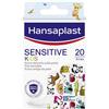 Hansaplast Sensitive - Cerotto Bambini Animals, 20 cerotti assortiti