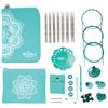 KnitPro Set di ferri intercambiabili Mindful - 7 paia di ferri circolari da 13 cm con accessori Set Mindful Hope per principianti, professionisti e set regalo