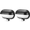EURA ‎Lampada per facciate "EL HOME" ML-10B7 con sensore di movimento 180° PIR, E27 - per esterni, applique, portalampada da giardino, portalampada - nero (Confezione da 2)