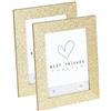 walther design Twinkle IT520GD - Cornice portafoto, 15 x 20 cm, confezione da 2, oro