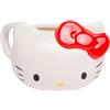 Paladone Hello Kitty - Tazza in ceramica a forma di gatto con classico fiocco rosso, accessorio da scrivania per ufficio e scuola, idea regalo, PP13154HK
