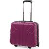 SUITLINE - Valigia pilota, Bagaglio a mano, Trolley da business, Rigido, TSA, ABS, 2 ruote, Argento