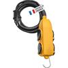 Brennenstuhl, Brennenstuhl 1151731 prolunga valvola 4 prese Powerblock IP44 5m H07RN-F 3G2,5 nero, B01172LOWW