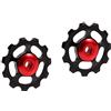 VGEBY Puleggia Deragliatore Posteriore,2PCS Bike Deragliatore Puleggia in Lega di Alluminio Bicicletta Guida Rullo Idler Ciclismo Ruota Parte Accessorio