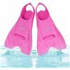 Hikeen Pinne Corte da Nuoto con Tallone Aperto, Pinne in Silicone Puro per Adulti e Adolescenti, Pinne per Snorkeling con Punta Aperta e Bassa Resistenza, Include Borsa a Rete, Verde, 42-44