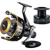 Dr.Fish Mulinello da spinning Baitfeeder Carp Sea Fishing Reel 10+1 Cuscinetti a sfera 5.5: 1 Bobina in alluminio anticorrosione Mulinello da pesca in mare 3000-6000 Max 35 lb Trascinamento in fibra