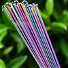 ReachMall Raggi Olio Slick In Acciaio Inox 2.0Mm Vuoto Placcato Colorato Per Strada Bike Wheel Building Repair 259Mm A 293Mm