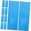 Kichvoe 10 Pezzi Kit Riparazione Piscina in PVC Facile da Usare per Giochi Gonfiabili e Attrezzature Acquatiche Istruzioni Dettagliate per Riparazioni Rapide