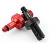 ReachMall Adattatore valvola dell'aria ammortizzatore posteriore in lega di alluminio per bici, robusto portatile con 7 anelli di tenuta, compatibile con rockshox per monarch per marzocchi