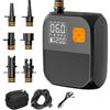 Auratrove Pompa ad aria elettrica, 6000 mAh, senza fili, con touch screen, 25 PSI a due stadi veloce con luce a LED per kayak