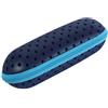 Generic Custodia leggera per occhialini da nuoto in EVA, con cerniera, con clip (blu navy)