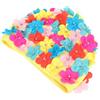 CALLARON Cuffia da Nuoto Donna Elegante Vintage Doppio Strato con Motivo Floreale a Petali per Piscina e Feste in Spiaggia Mantenimento Forma e Colore