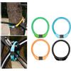 ReachMall Lucchetto a combinazione per bici, cavo a quattro cifre, in acciaio ispessito, portatile, per mountain bike, moto, pendolari, campus, palestra, parcheggio