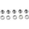 ReachMall 5 viti per corona di mountain bike, in acciaio inox, singole, doppie, triple, per riparazione e sostituzione della ruota della catena ultra leggera