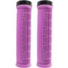 ReachMall Manopole per manubrio in gomma antiscivolo ammortizzanti per 22 mm Trekking Mountain Bike Barra dritta con serratura in alluminio per anello arancione
