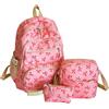 Generico Zaino con fiocco da donna elegante e grazioso borsa a tracolla per uso quotidiano pendolarismo lavoro viaggi scuola versatile borsone (One Size)