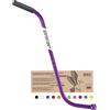 PROMETHEUS BICYCLES Barra apprendimento bici bambino | Barra di spinta per bicicletta per bambini universale - divisibile antiscivolo stabile (Viola)
