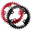 ReachMall Per SNAIL 96BCD Corona Della Bicicletta 32-38T 7075 Alluminio CNC Piastra Singola Compatibile Con M8000 M9000 Mountain