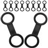POPETPOP Clip in Silicone Accessori Sub 10 Pezzi per Maschera da Snorkeling, Design Sicuro e Facile da Conservare per Adulti per attività di Immersione