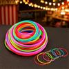 SZLIFE Anello lancio gioco, anelli bersaglio in polimero sintetico 18cm, set anelli per feste e attività all'aperto, divertimento per ragazzi