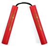 Playwell Bambini 8 Pollici Nunchaku di Spugna con Cavo - Tutto Rosso