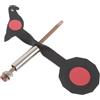 HAPINARY Obiettivo Reattivo da Tiro in Metallo Portatile con Funzione di Reset Automatico, Supporto in Ferro Resistente per Esercitazioni di Tiro e attività Outdoor, Montaggio Rapido