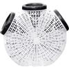 QUILSTM Gabbia da pesca efficace Gabbia da pesca portatile Nassa per pesci Robusta ed efficiente Rete per la cattura dei granchi Accessorio acquatico Cestino, Bianco, 31x10x27cm