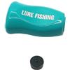 Alanmoship 1 set di manopole per mulinello da pesca in fibra di carbonio, colore sfumato per Daiwa SLP per STRADIC per SIENNA per SAHARA Casting 4,9 g leggero pescatore all'aperto (2 set nero rosso)