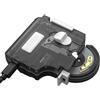 Kezvmhy Cravatte da pesca elettriche, specifiche 9 cm x 6,5 cm, componente di ricarica USB integrato, rotazione ad alta coppia, finitura opaca scura, accessori per kayak e casting campeggio viaggi