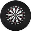 HOMURY Dart Catchring Surround, bersaglio e protezione da parete per garage, 44 x 13 x 2 cm, nero