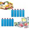 Generico 10 Pezzi Borsa Frigo,Ghiaccio per Borsa per Frigo, 200ml Riutilizzabili Sintetico Tavolette di Ghiaccio, Refrigeranti, PE-r I Viaggi E Il Campeggio,Mantenere Freddi Cibi E Bevande