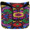 GuoChe Mallet Putter Cover magnetica per putter da uomo e donna in pelle PU Mexican Heritage Otomi Pride Love Peace Doves