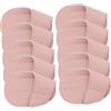 QLECXZI Set di coprimazze per Ferri da Golf Chic Realizzato in Morbida Pelle PU, Mantiene i Ferri puliti e Offre Un Look Elegante e Senza Tempo Coprimazze per, Rosa, L