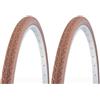 ONOGAL (2 x) Copertone Kwest Trekking Antiforatura, 700 28 C, per bicicletta 3493, colore: marrone