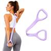 Towonshy Fasce di resistenza fitness con manici - Fascia per esercizi per stretching braccia e spalle, fasce elastiche per donne e uomini 25lb