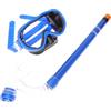 Luxshiny Maschera da Snorkeling per Semi-, Resistente All'usura, in Abs e Silicone, per Attività Acquatiche e Nuoto