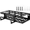 Kbnuetyg Kit per drappeggio da soffitto - Cornice per esposizione a tonda, cerchio per tenda argento da 30,5 cm, struttura di montaggio in tessuto per celebrazione, materiale di fissaggio per tela