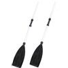 Gralara 2 Pezzi Pagaia Kayak Alluminio Smontabile Portatile Surfing Canoa Accessorio Leggero per Adulti Adatto a Sport Acquatici Gite in Barca attività