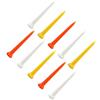 QUILSTM Tee da Golf infrangibili in plastica PE Multicolore rinforzati per Mazze da Golf, Accessori di Facile Posizionamento per Il Successo, Tee in plastica
