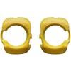 ReachMall Coppia di coperture per pedali in plastica gialla per Wahoo per speedplay per tacchetti pneumatici aero estendere la piastra di vita del ciclismo