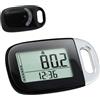 Generico Contapassi Pedometro, Ampio Display Digitale LCD Monitor Per Esercizio, Registrazione del Tracciamento Passi, Per Uomini Donne Bambini Outdoor Indoor Escursionismo Corsa Viaggi Fitness