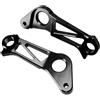 ReachMall Gancio posteriore in lega di alluminio per deragliatore posteriore, leggero, finitura nera, per bici da strada F10 F8 SL6 SL7