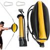 Générique Palla Tesa Doppia Estremità - Pala Sintetica Nylon 40 x 20 Cm | Trainer Da Pugilato Regolabile | Attrezzatura per Riflessi E Velocità | Strumento Di Coordinazione Oculomotoria per Palestra