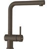 SCHOCK Rubinetto da cucina Epos Bronzo - rubinetto marrone ad alta pressione con beccuccio fisso e connettori standard